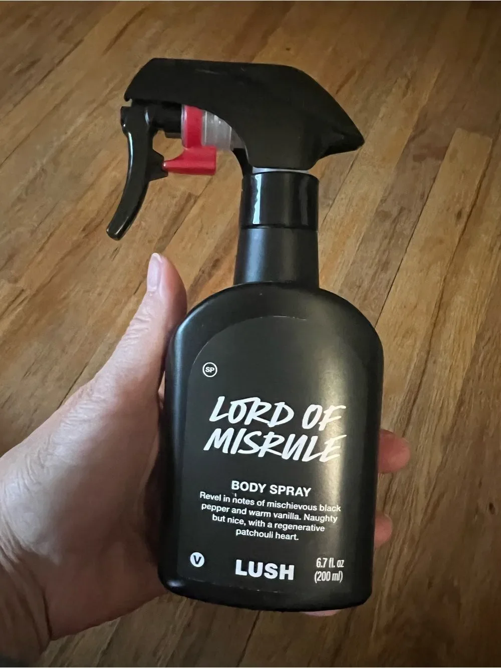 LUSH Lord of Misrule Body Spray — 6.7 oz BRAND NEW